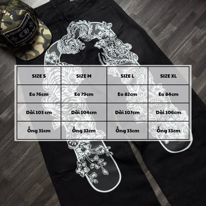 Quần Jean Custom Ba pe, Ed Hardy, Evi ^ su Rock Vintage Jean