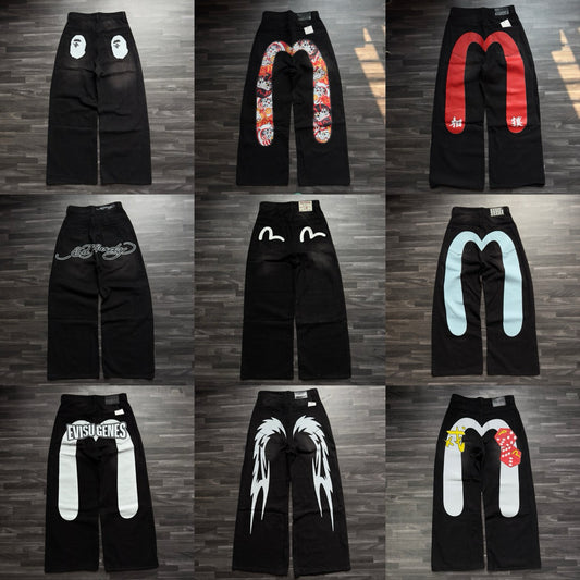 Quần Jean Custom Ba pe, Ed Hardy, Evi ^ su Rock Vintage Jean