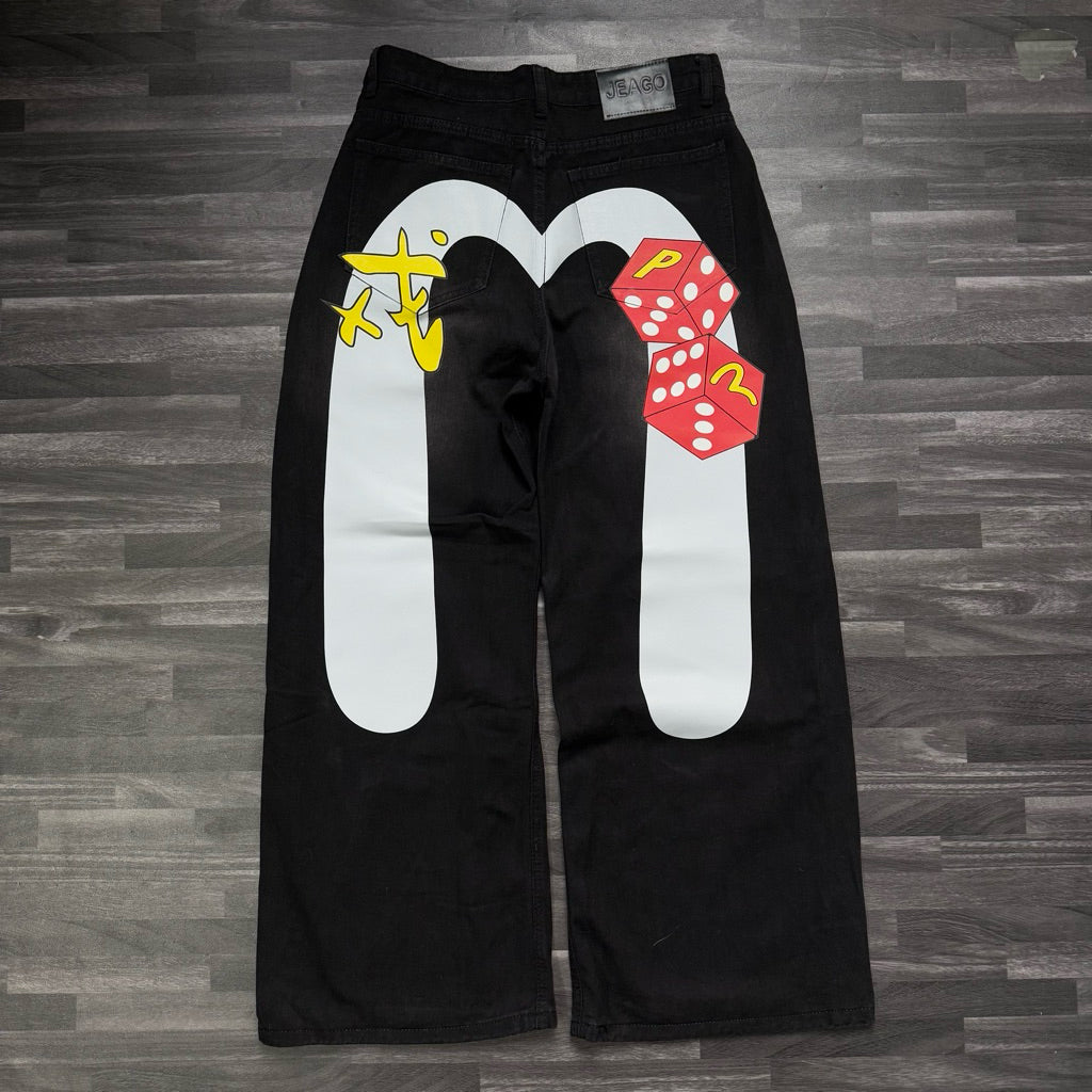 Quần Jean Custom Ba pe, Ed Hardy, Evi ^ su Rock Vintage Jean